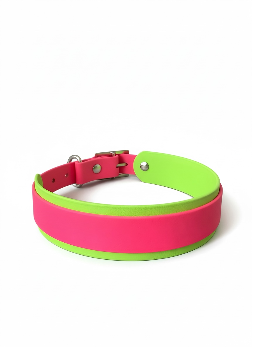 Hot Pink & Lime Green Biothane