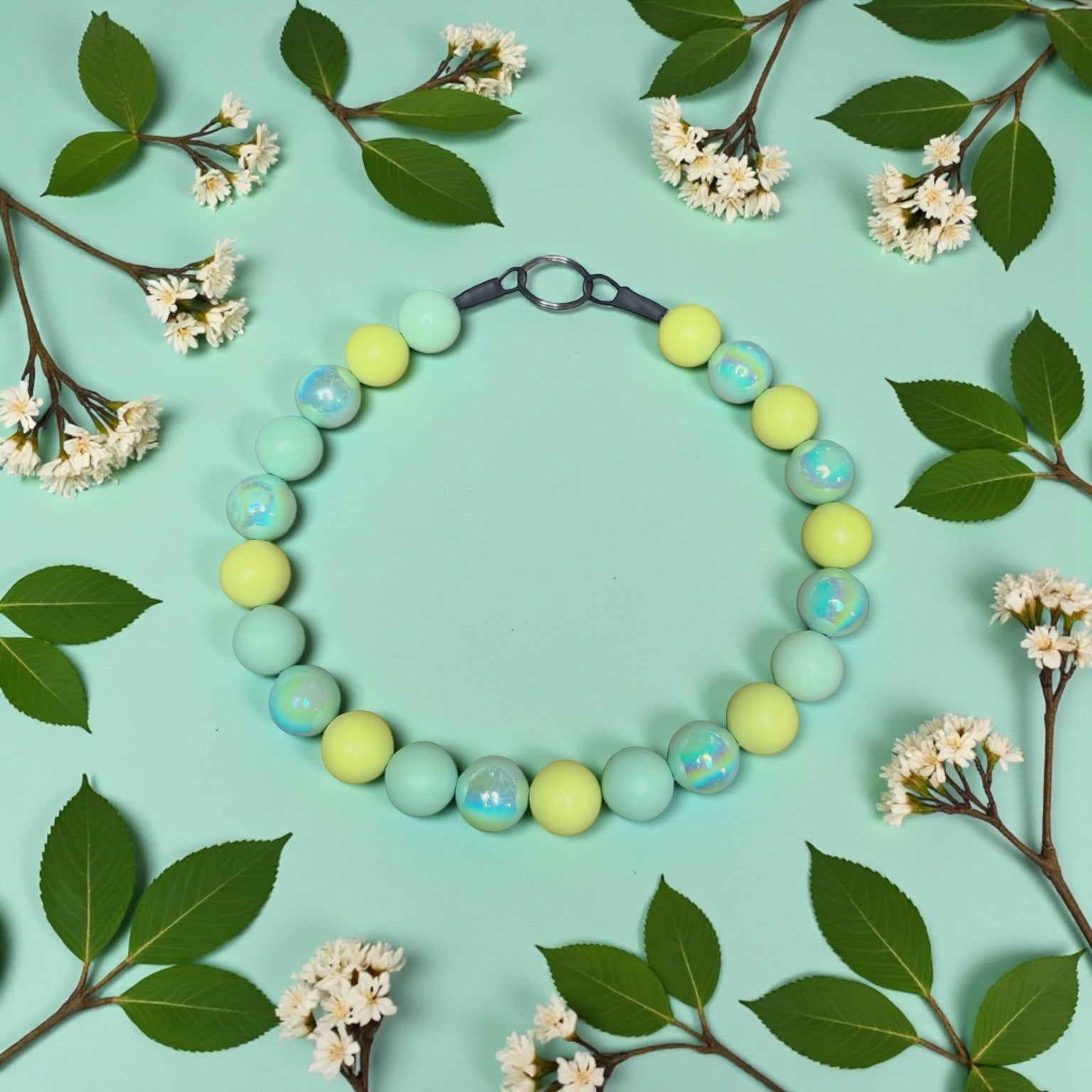 Lime Green Iridescent