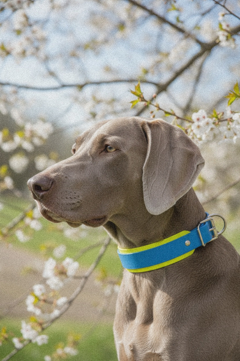 Blue & Yellow Biothane