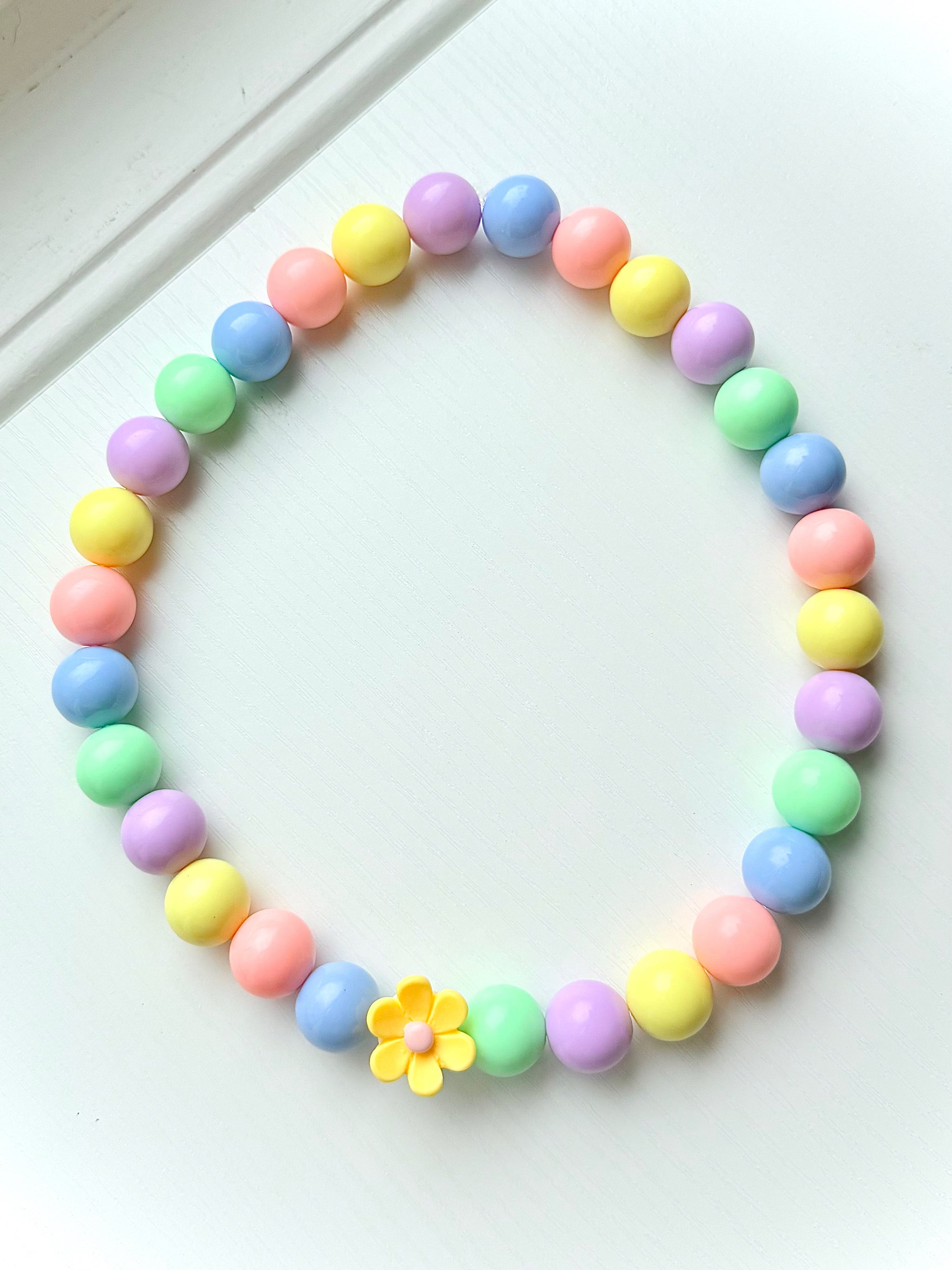 pastel rainbow necklace