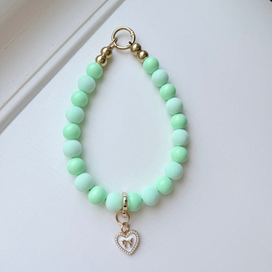 pastel mint necklace - The Collar Loft