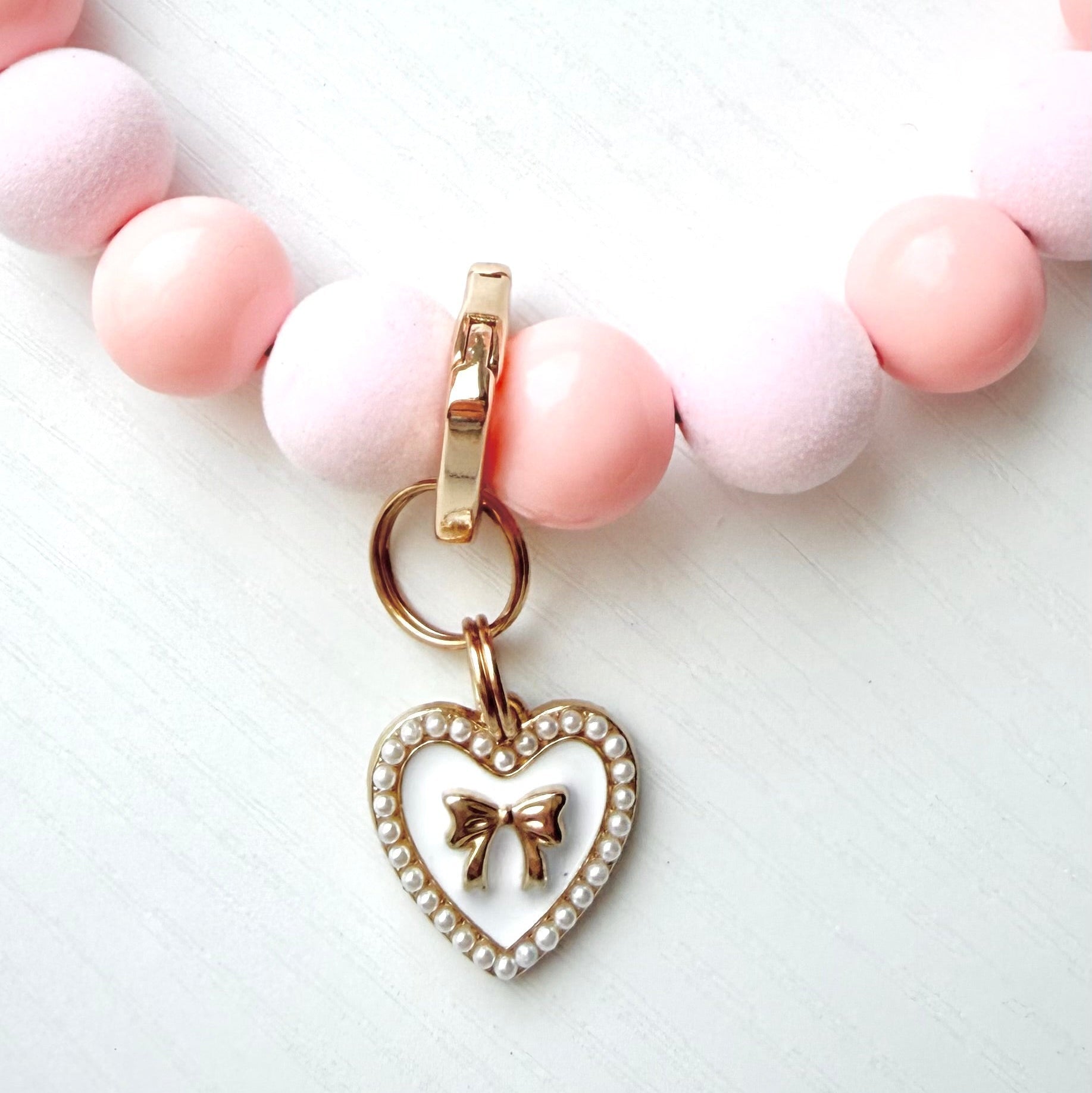 pastel pink necklace - The Collar Loft