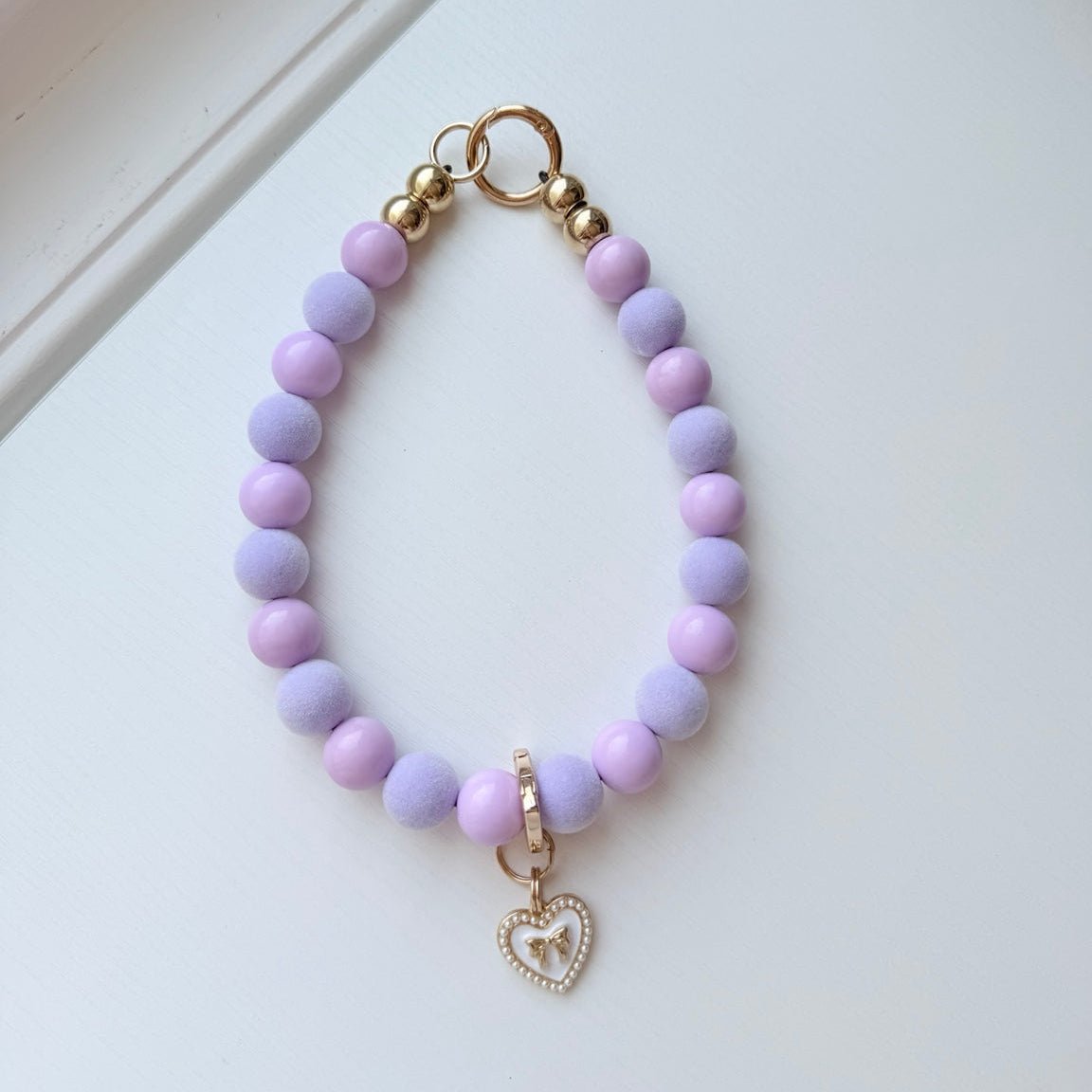 pastel purple necklace - The Collar Loft