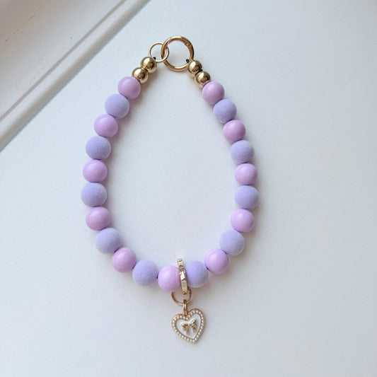 pastel purple necklace - The Collar Loft