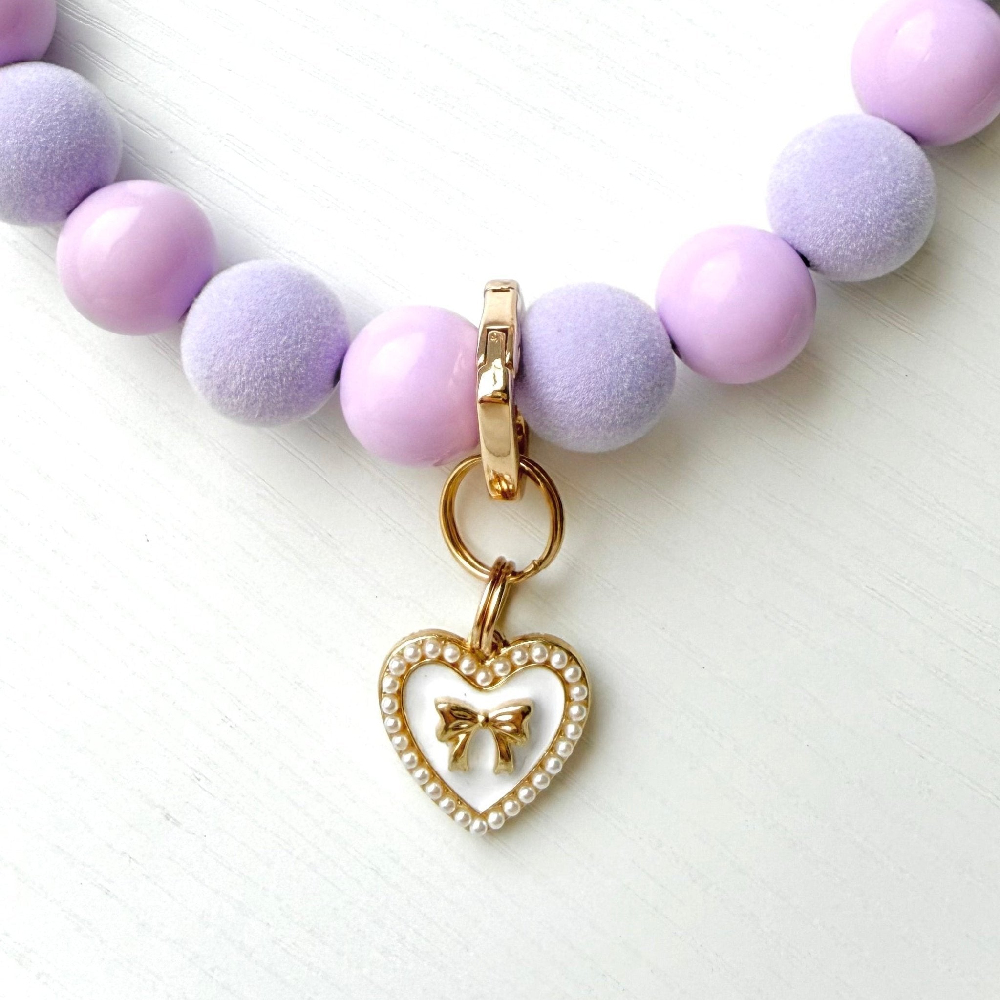 pastel purple necklace - The Collar Loft